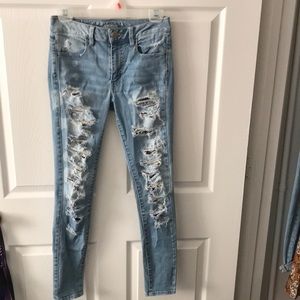 AEO distressed jeans